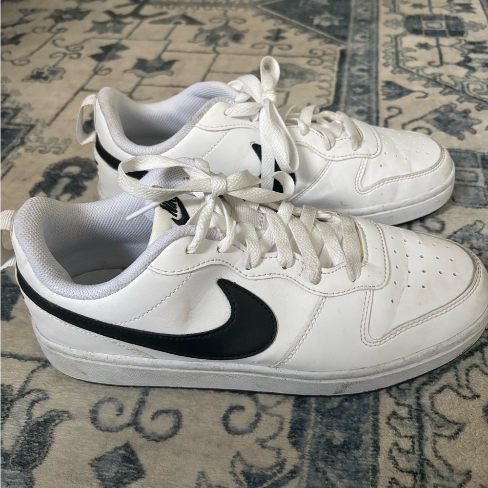 Nike White and Black Athletic Shoes